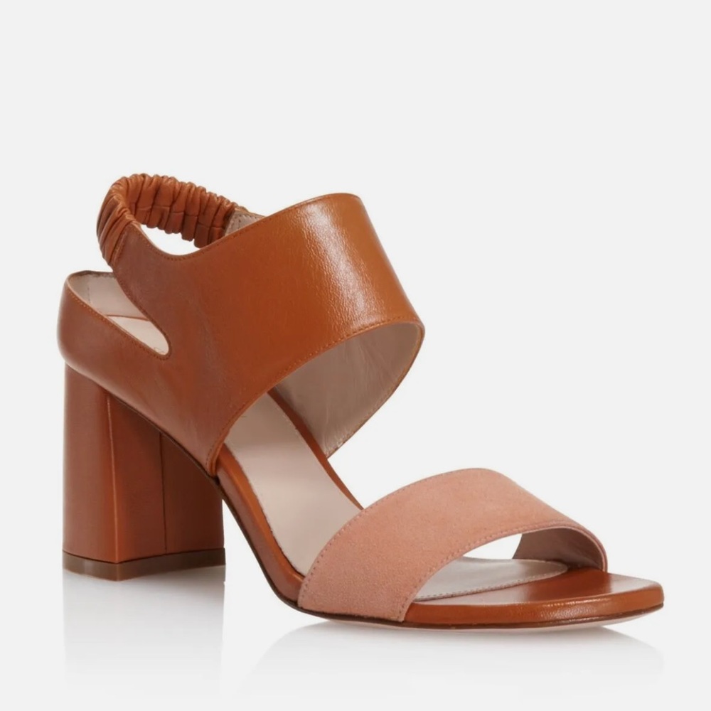STUART WEITZMAN Erica Leather Sandal Shoe Heel